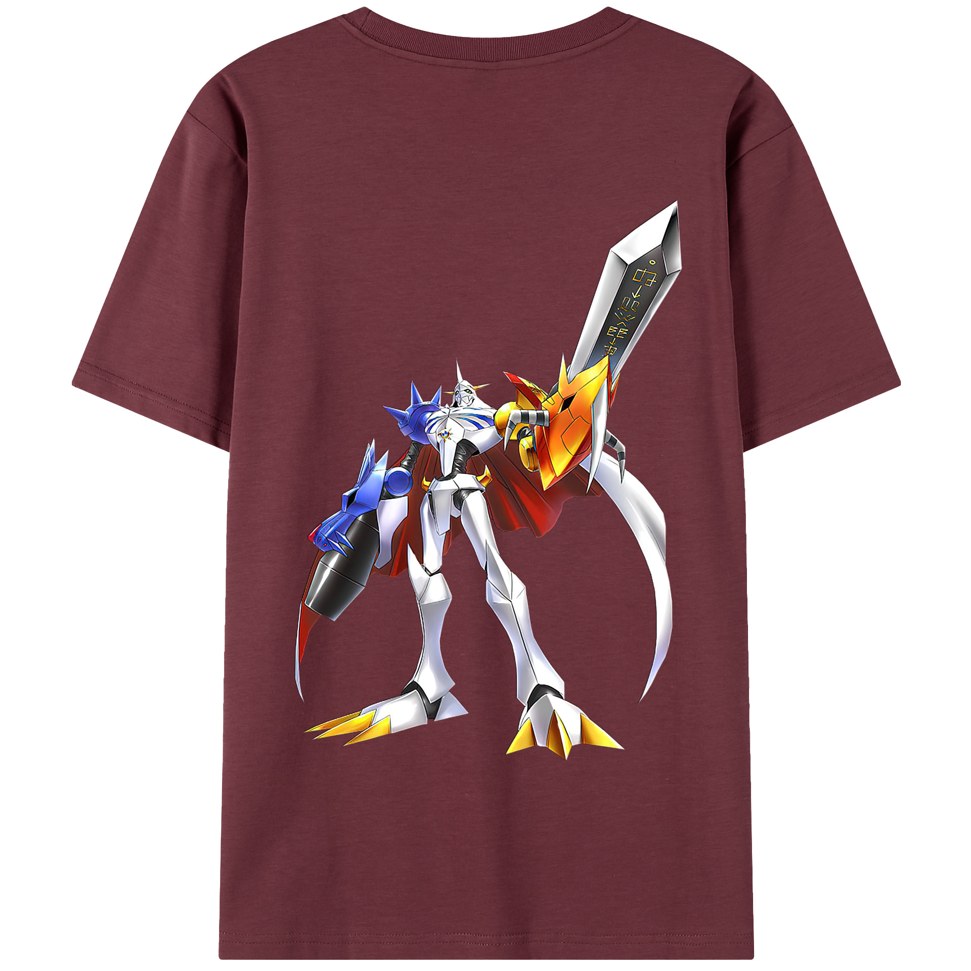 （画像用） Digimon デジタルモンスター/デジモン 綿100％半袖Tシャツ（背面プリント）